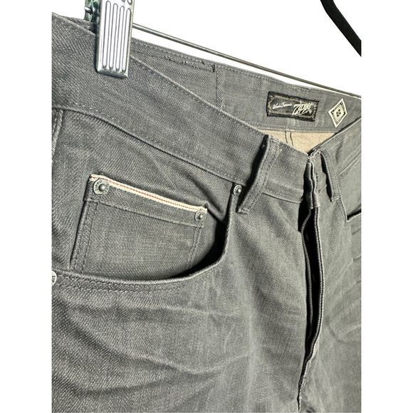 Zippo Slim Straight Raw Selvedge‎ Button Fly Jeans Gray Sz 32 Men's - Picture 5 of 12